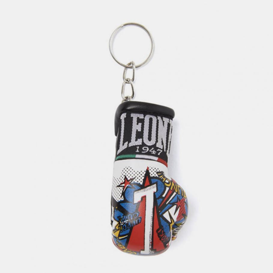 Leone Mini Boxing Glove Keyring, Multi-Colour