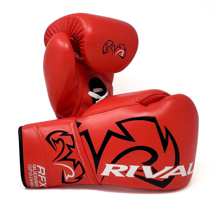 Rival Boxhandschuhe RFX-Guerrero Sparring SF-H mit Schnürung, Rot