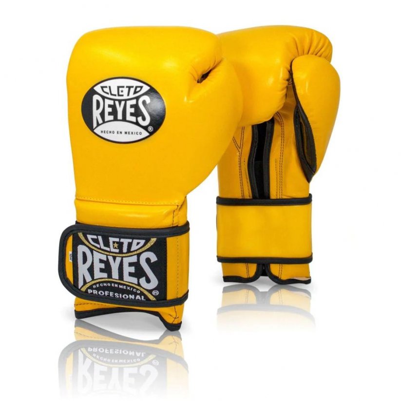 Cleto Reyes Boxhandschuhe Training Velcro, Gelb