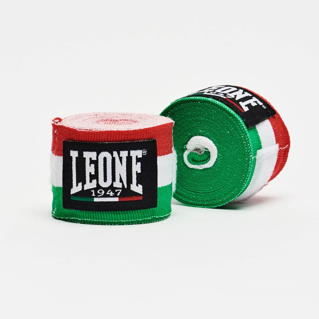 Leone Hand Wrap 3.5m Semi-Elastic, Red-White-Green