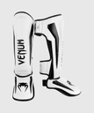 Venum Shin Guards Elite, White-Black