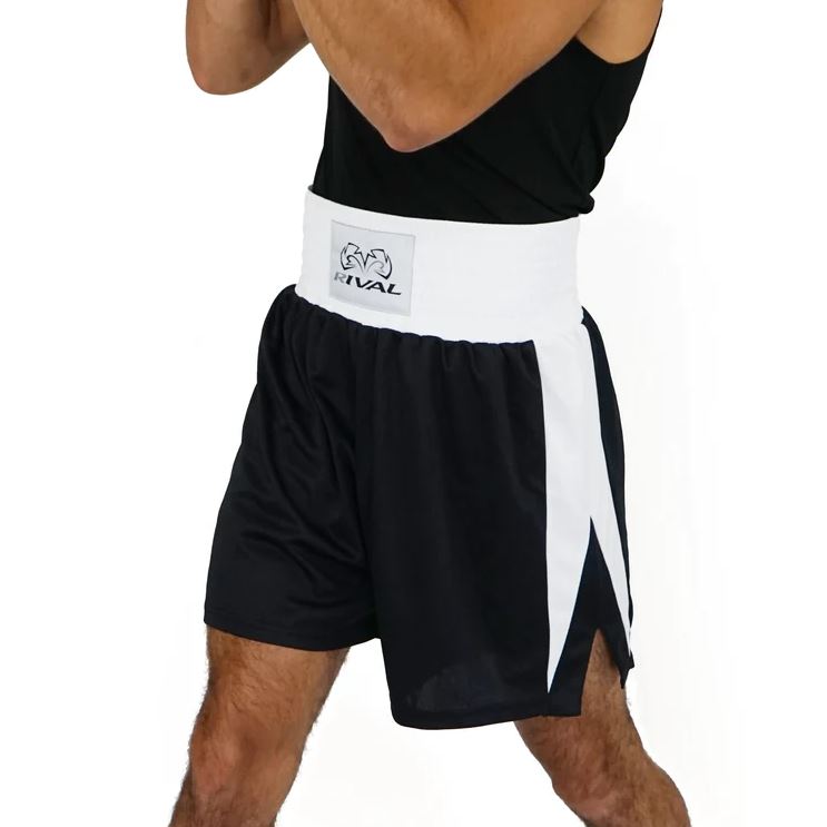 Rival Boxing Shorts Amateur Competition, Black