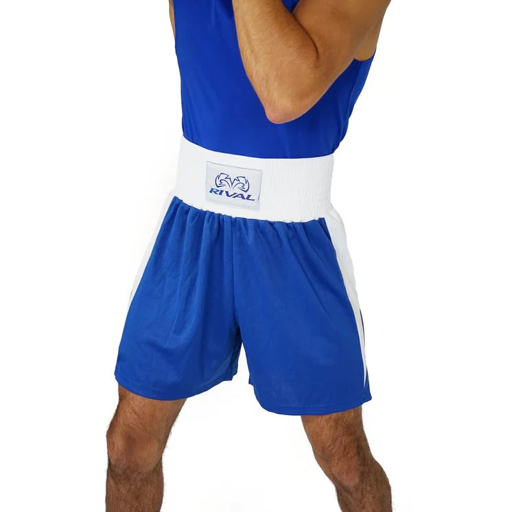 Rival Boxing Shorts Amateur Competition, Blue