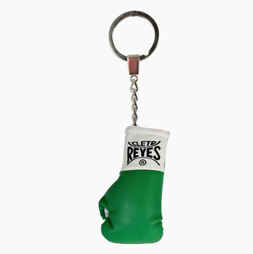 Cleto Reyes Mini Boxing Glove Keyring, Green