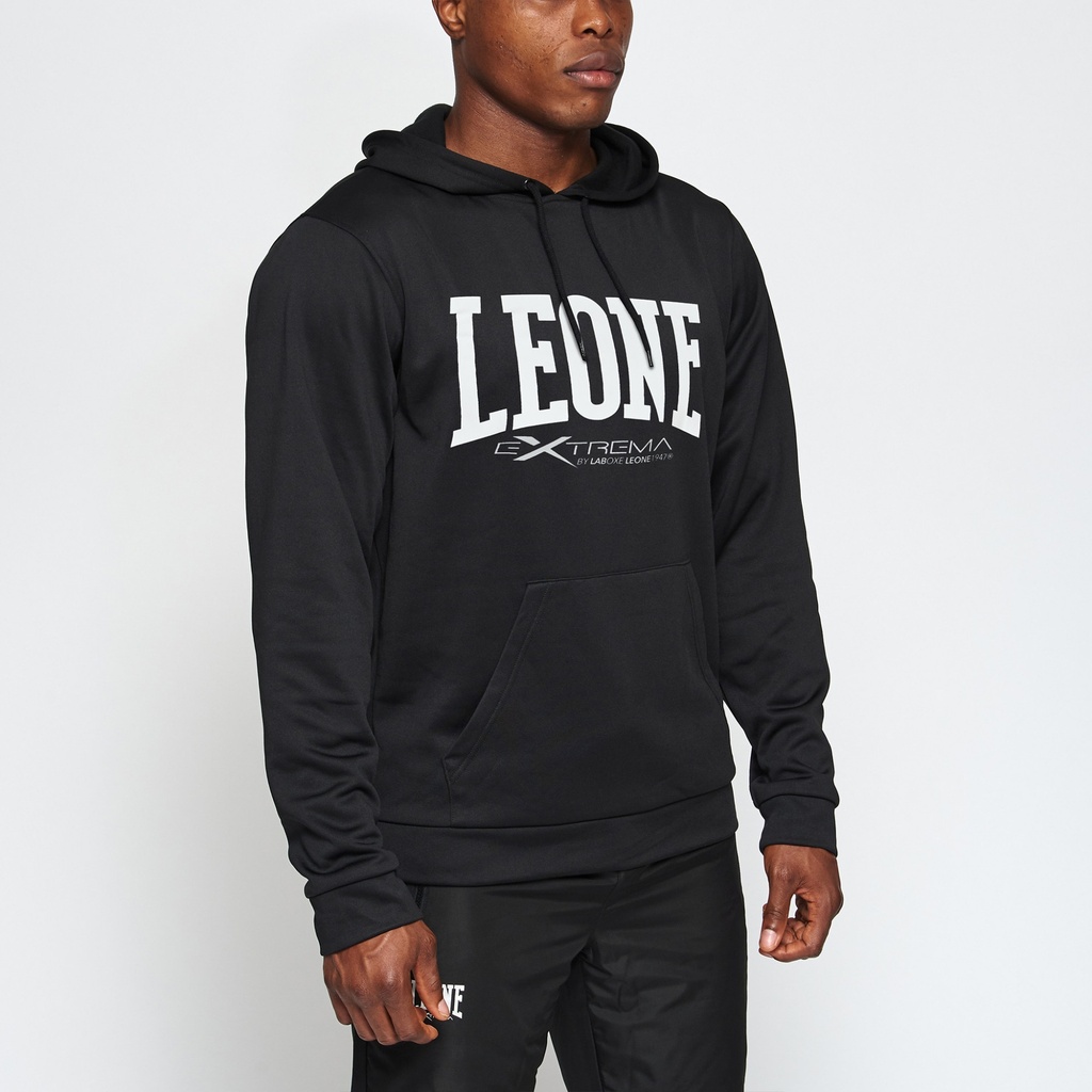 Leone Hoodie Logo, Schwarz