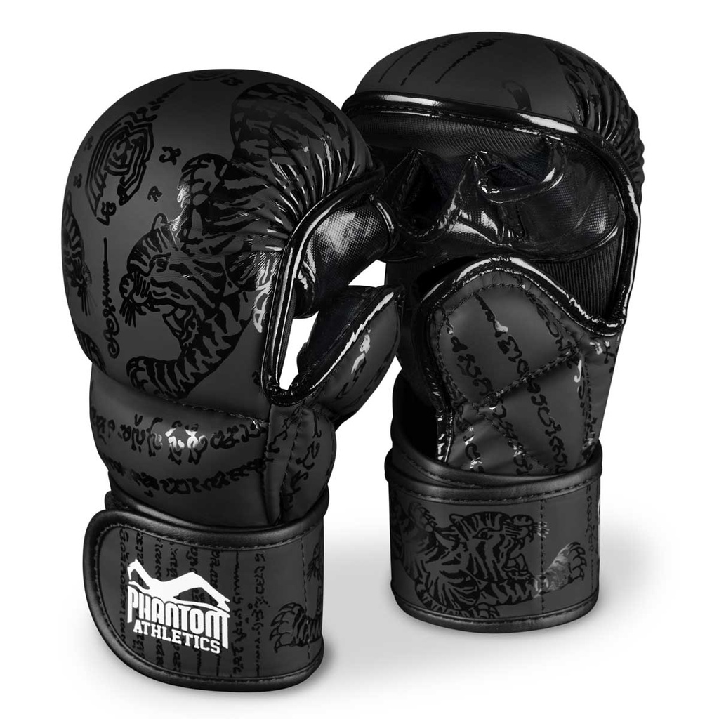 Phantom MMA Gloves Sparring Muay Thai, Black