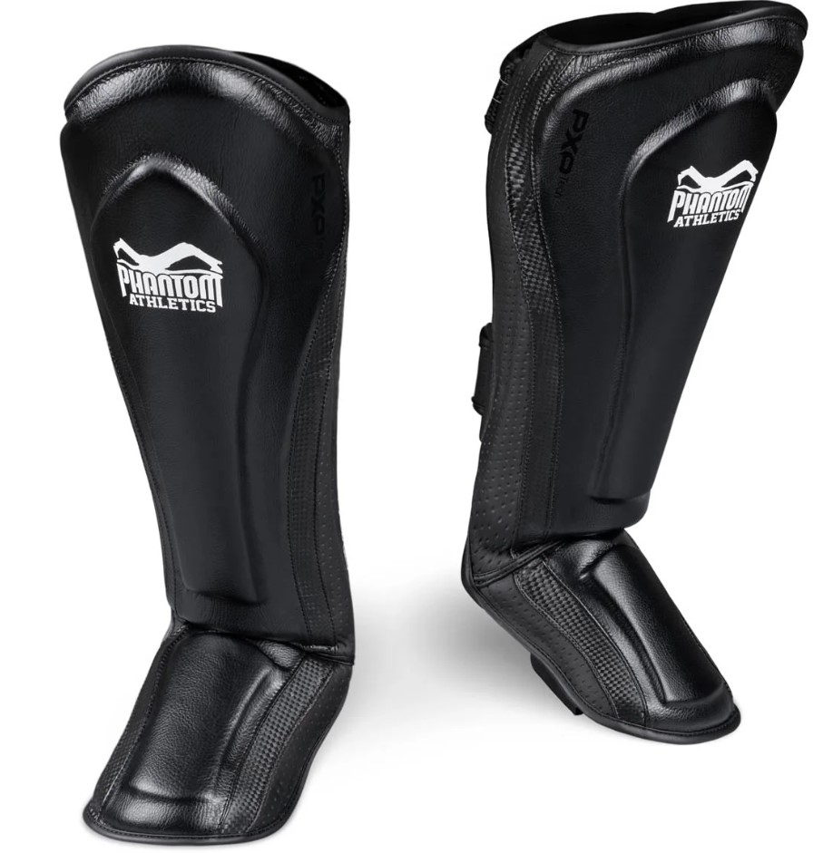 Phantom Shin Guards Riot Pro, Black