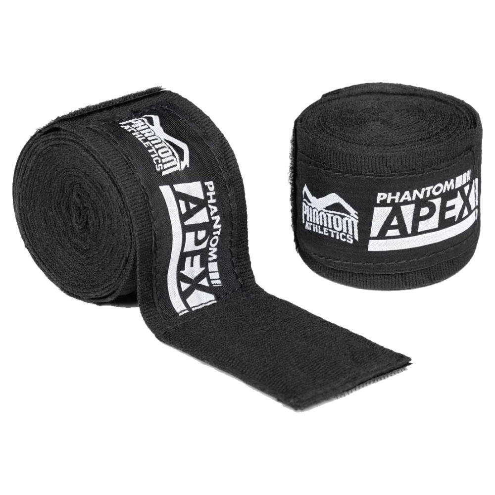 Phantom Hand Wraps Apex 4m Semi-Elastic, Black