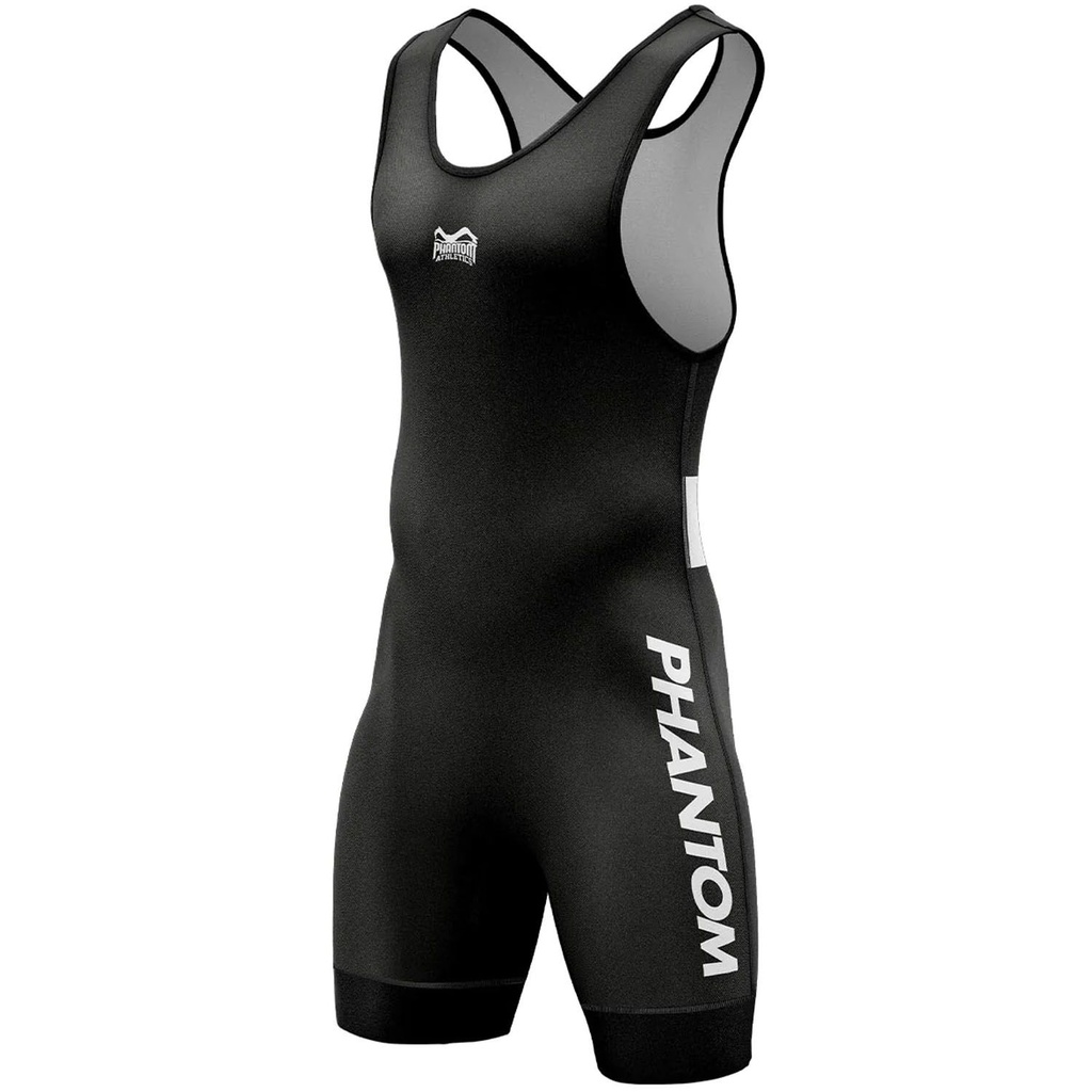 Phantom Wrestling Singlet Apex, Black