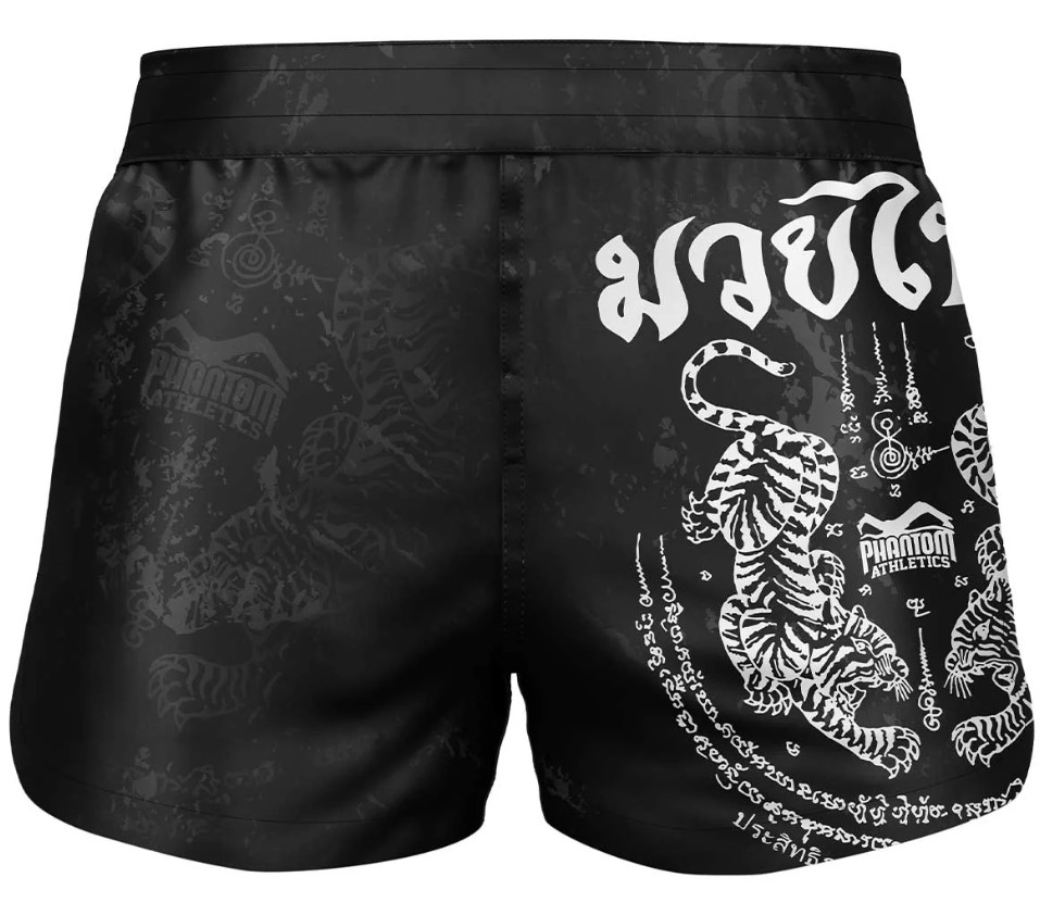 Phantom Fight Shorts Fusion Muay Thai, Schwarz