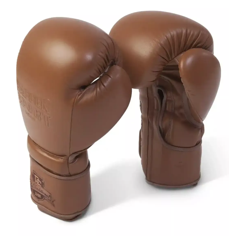 Paffen Sport Boxing Gloves Traditional Old School, Brown