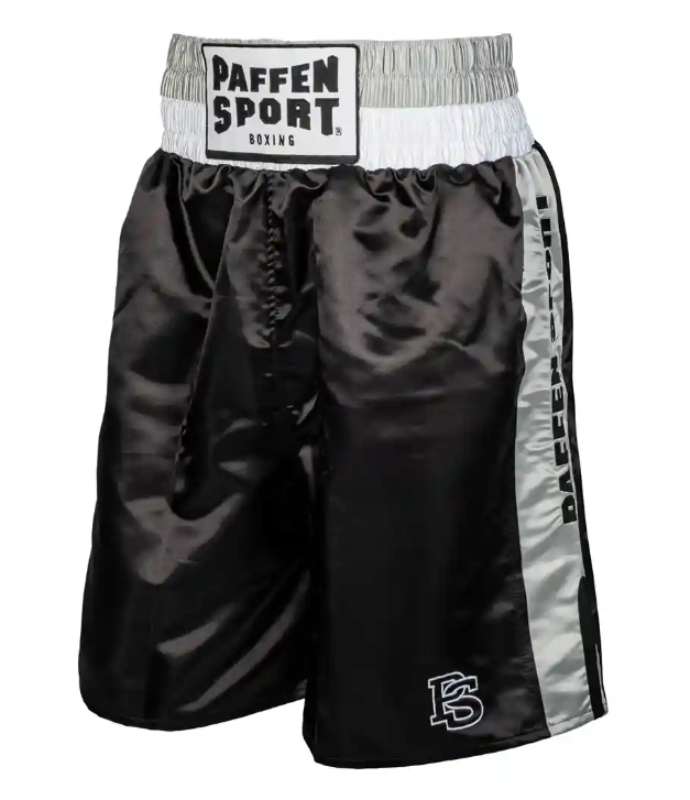 Paffen Sport Boxing Shorts Pro Mexican, Black-Silver