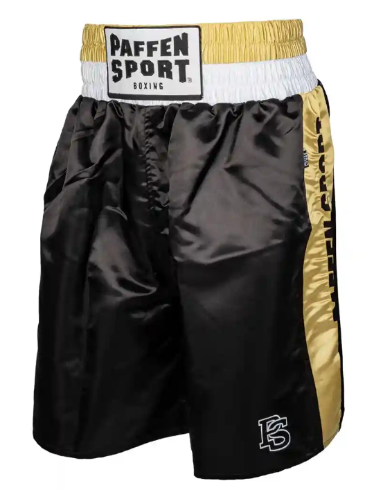 Paffen Sport Boxing Shorts Pro Mexican, Black-Gold