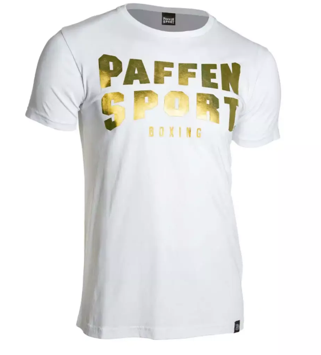 Paffen Sport T-Shirt Glory, Weiß-Gold