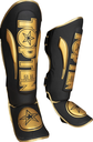 Top Ten Shin Guards Star Light, Black-Gold