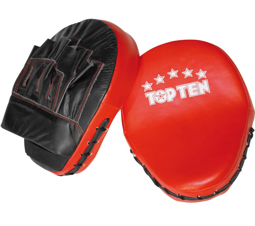 Top Ten Punch Mitts Focus Mitt, Red