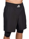 adidas Training Boxing Shorts Wear Tech with Compression Shorts, Black