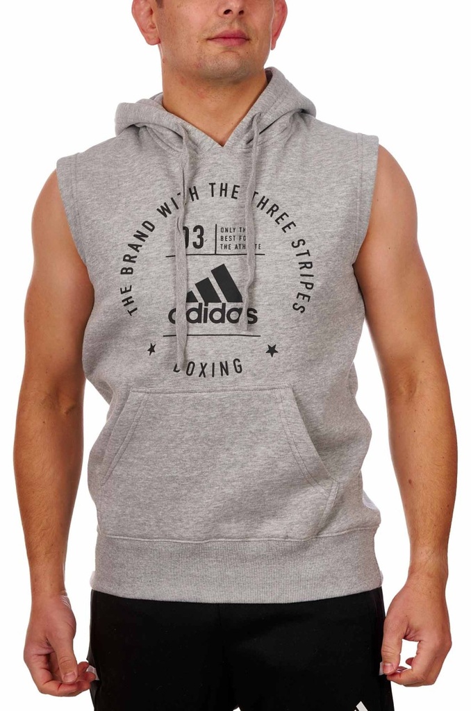 adidas Hoodie Boxing Community Sleeveless, Grey