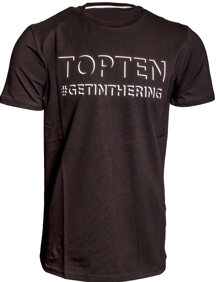 Top Ten T-Shirt Shadow, Black