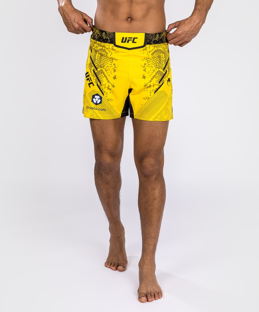 Venum Fight Shorts UFC Adrenaline Authentic Fight Night Short Fit, Yellow