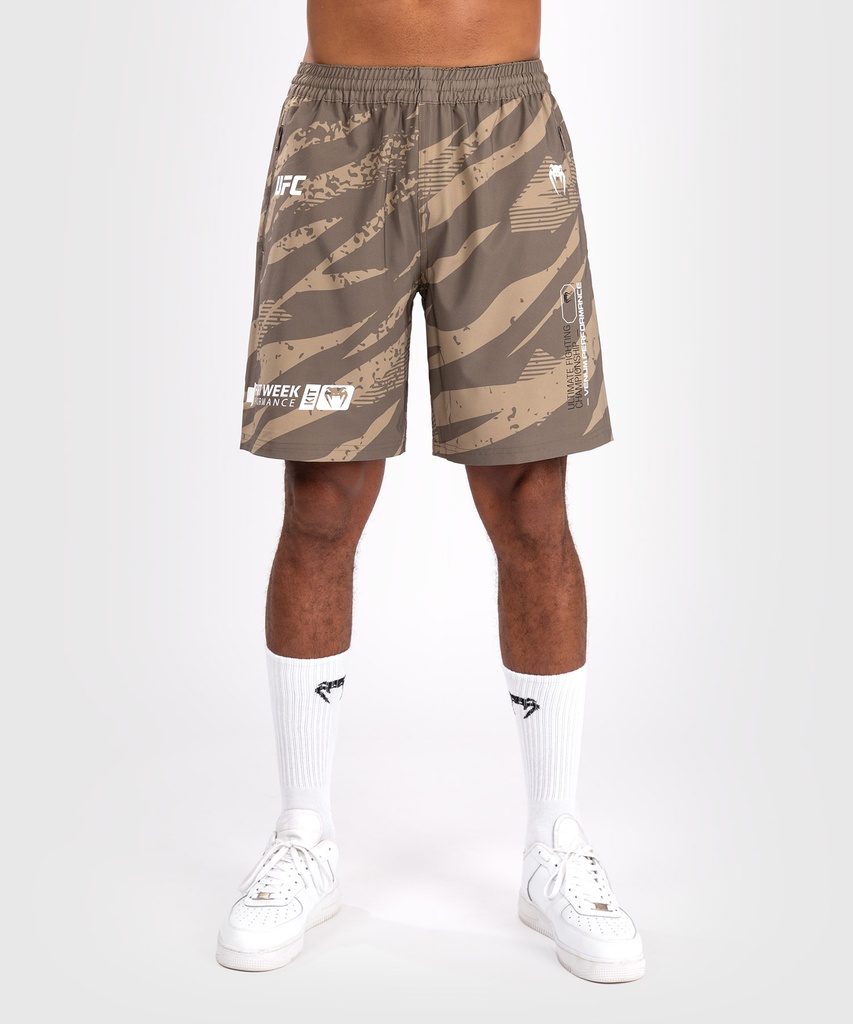 Venum Training Shorts UFC Adrenaline Fight Week Performance, Desert-Camo