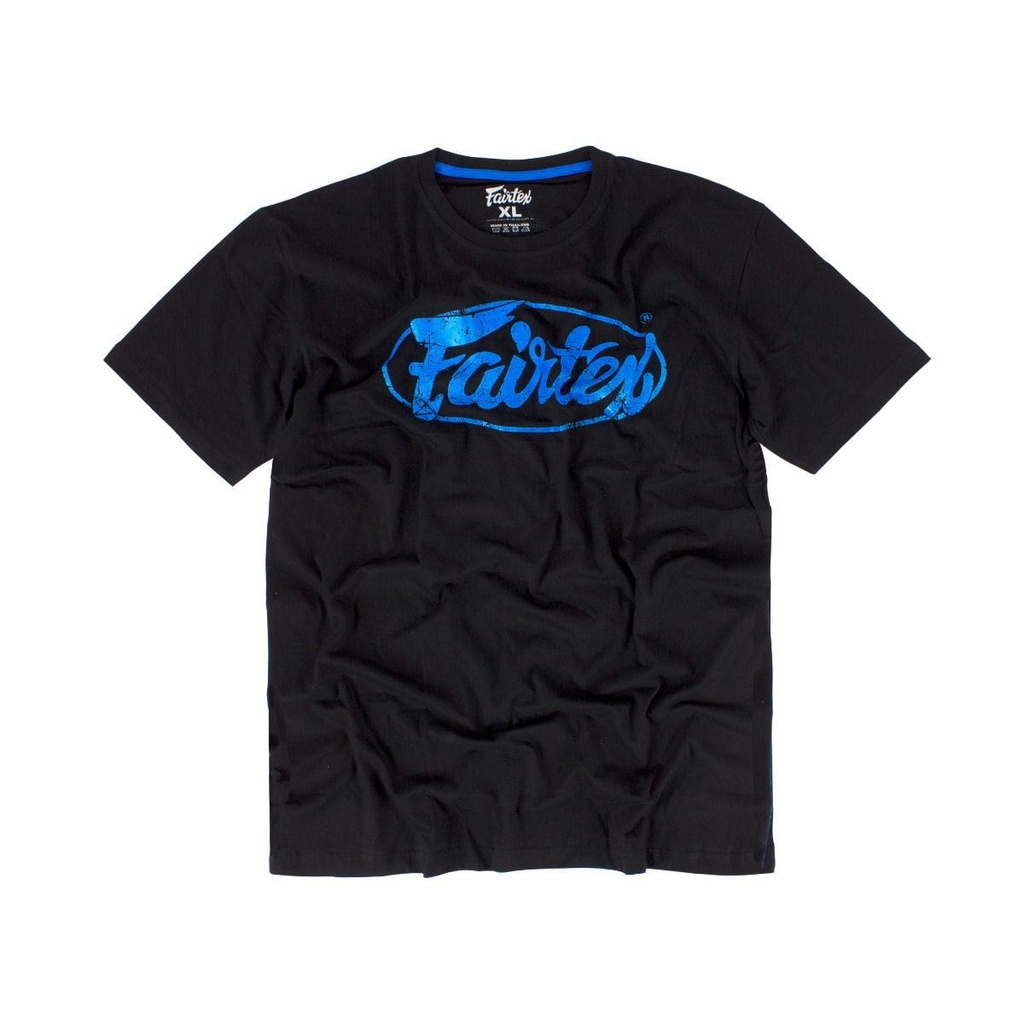 Fairtex T-Shirt TST148, Black-Blue