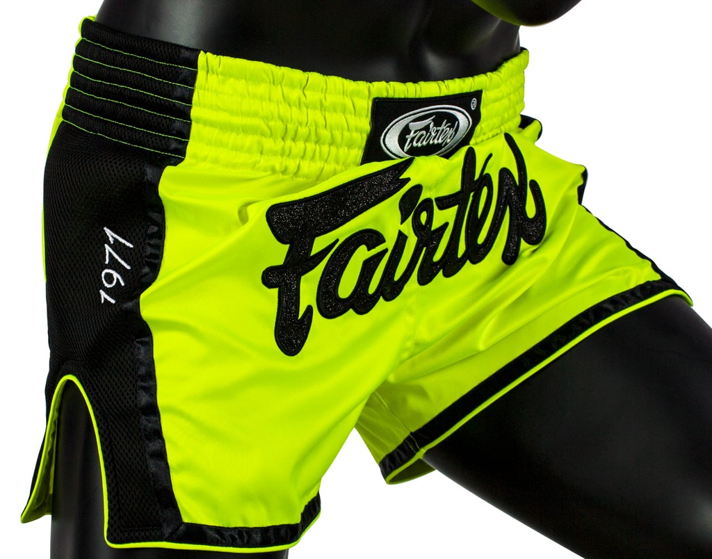 Fairtex Muay Thai Shorts BS1706, Neon Green