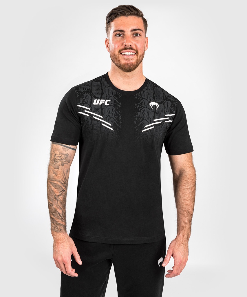 Venum T-Shirt UFC Adrenaline Replica, Schwarz-Weiß