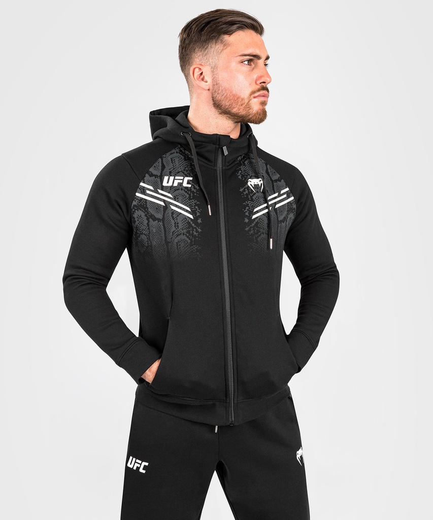 Venum Zip Hoodie UFC Adrenaline Replica, Black-White