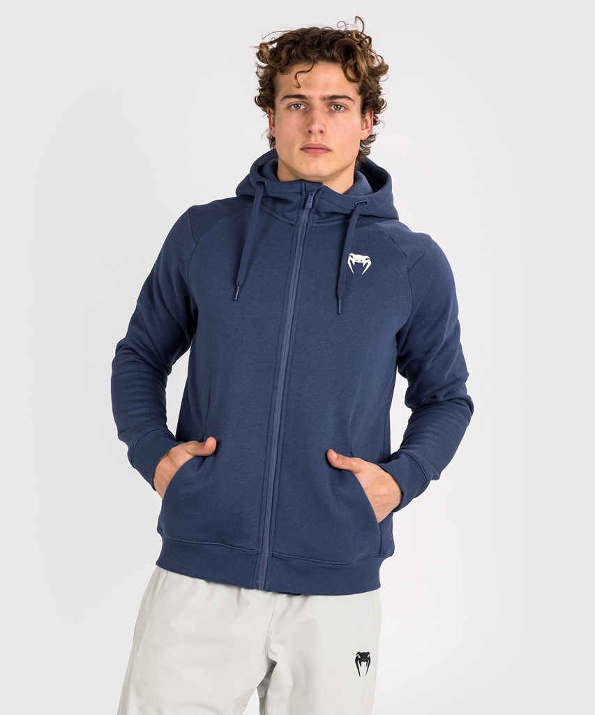 Venum Zip Hoodie Strikeland Muay Thai, Navy Blue