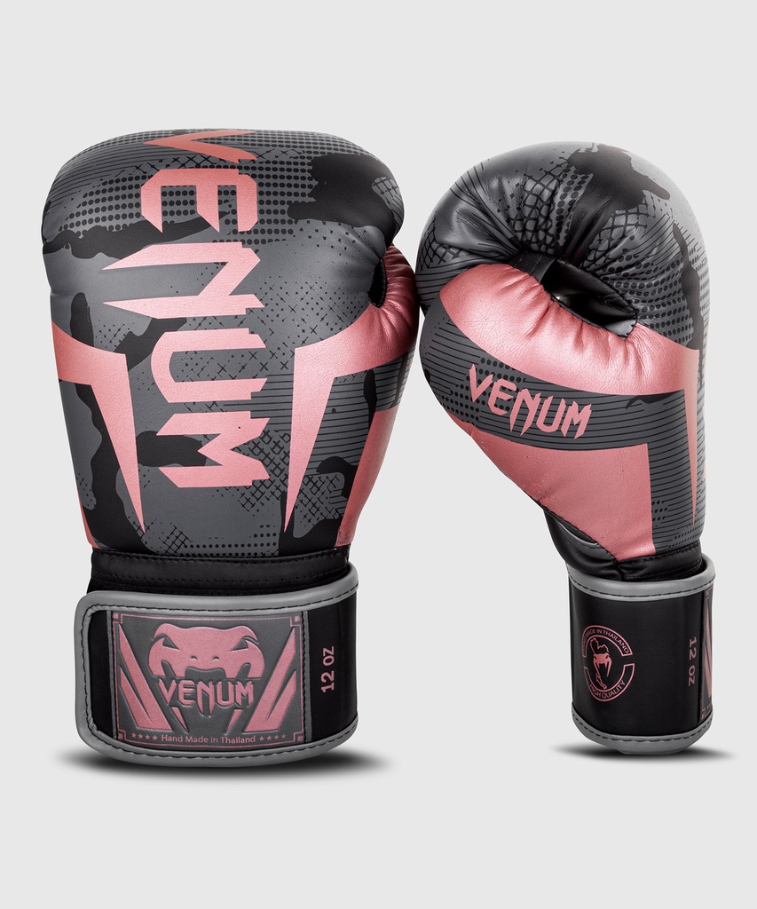 Venum Boxing Gloves Elite, Black-Pink