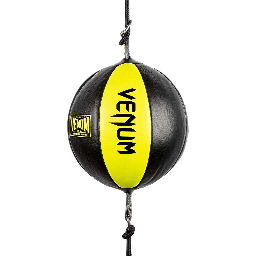 Venum Double End Bag Hurricane, Black-Yellow