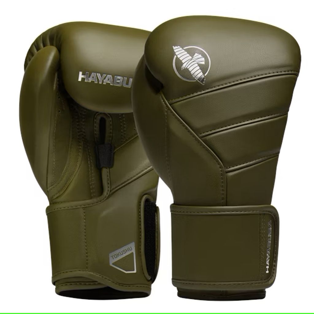 Hayabusa Boxing Gloves T3 Kanpeki, Olive Green