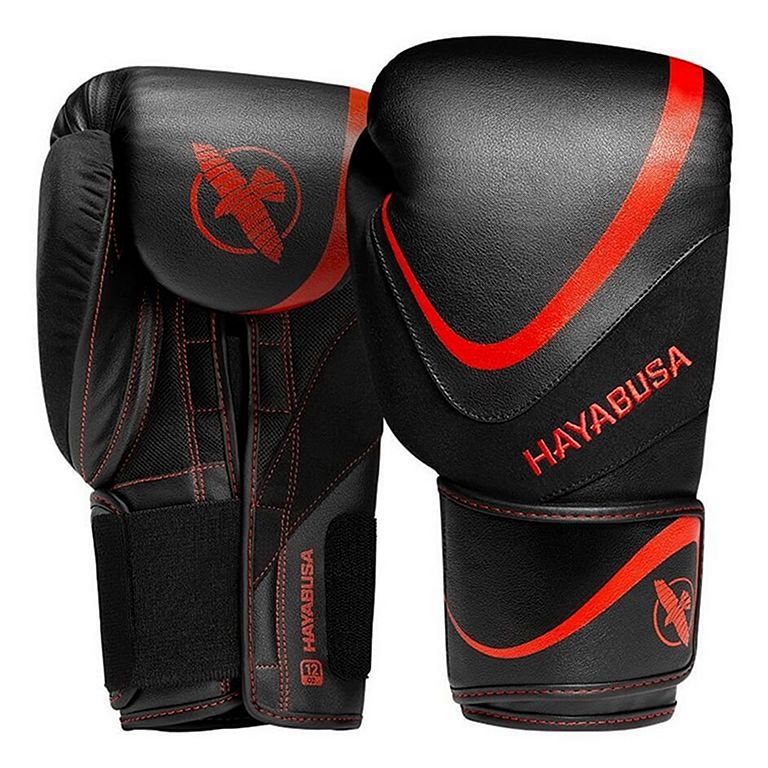 Hayabusa Boxing Gloves H5, Black-Red