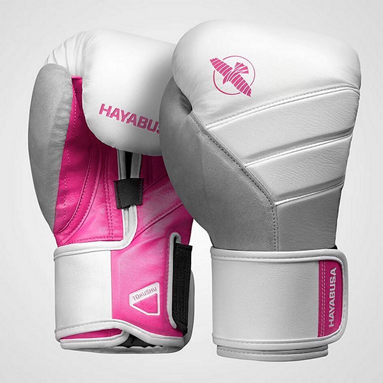 Hayabusa Boxing Gloves T3, White-Pink