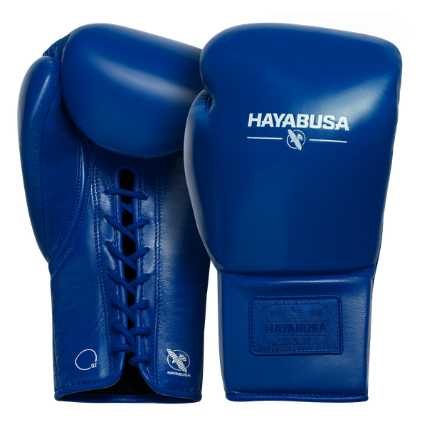 Hayabusa Boxhandschuhe Pro mit Schnürung, Blau