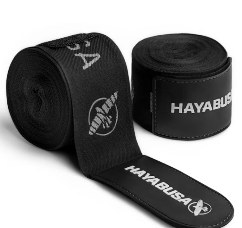 Hayabusa Hand Wraps Deluxe 4.5m, Black