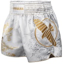 Hayabusa Muay Thai Shorts Falcon, Weiß