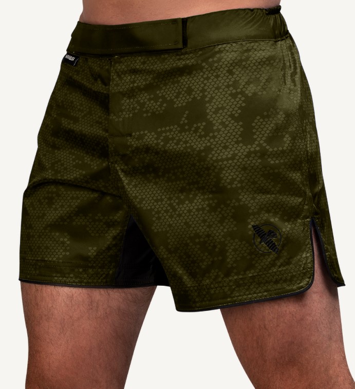 Hayabusa Fight Shorts Hex Mid, Grün