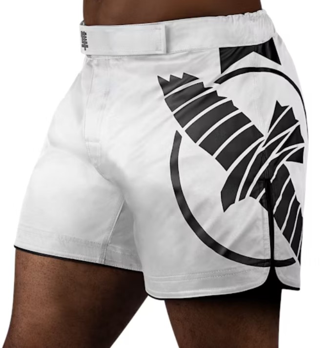 Hayabusa Fight Shorts Icon Mid, Weiß