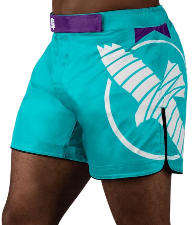 Hayabusa Fight Shorts Icon Mid, Blaugrün