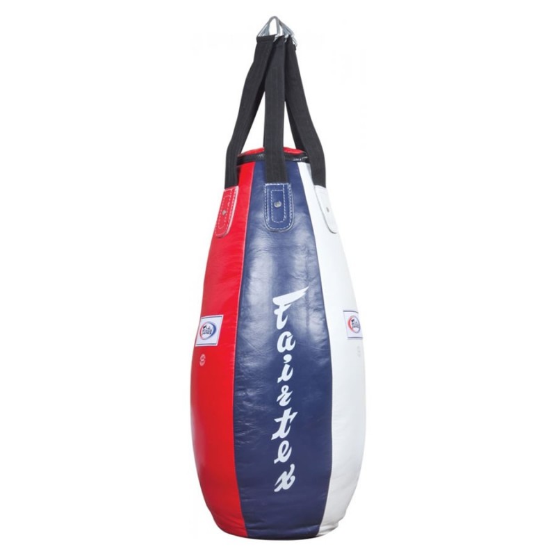 Fairtex Heavy Bag Teardrop HB4 90x40cm 30kg, Red-Blue