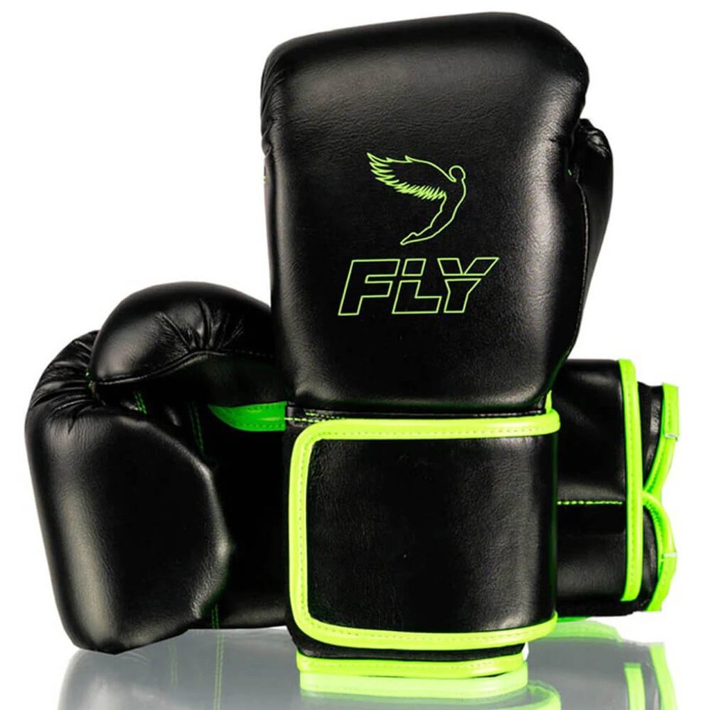 Fly Boxhandschuhe Superloop X, Schwarz-Grün