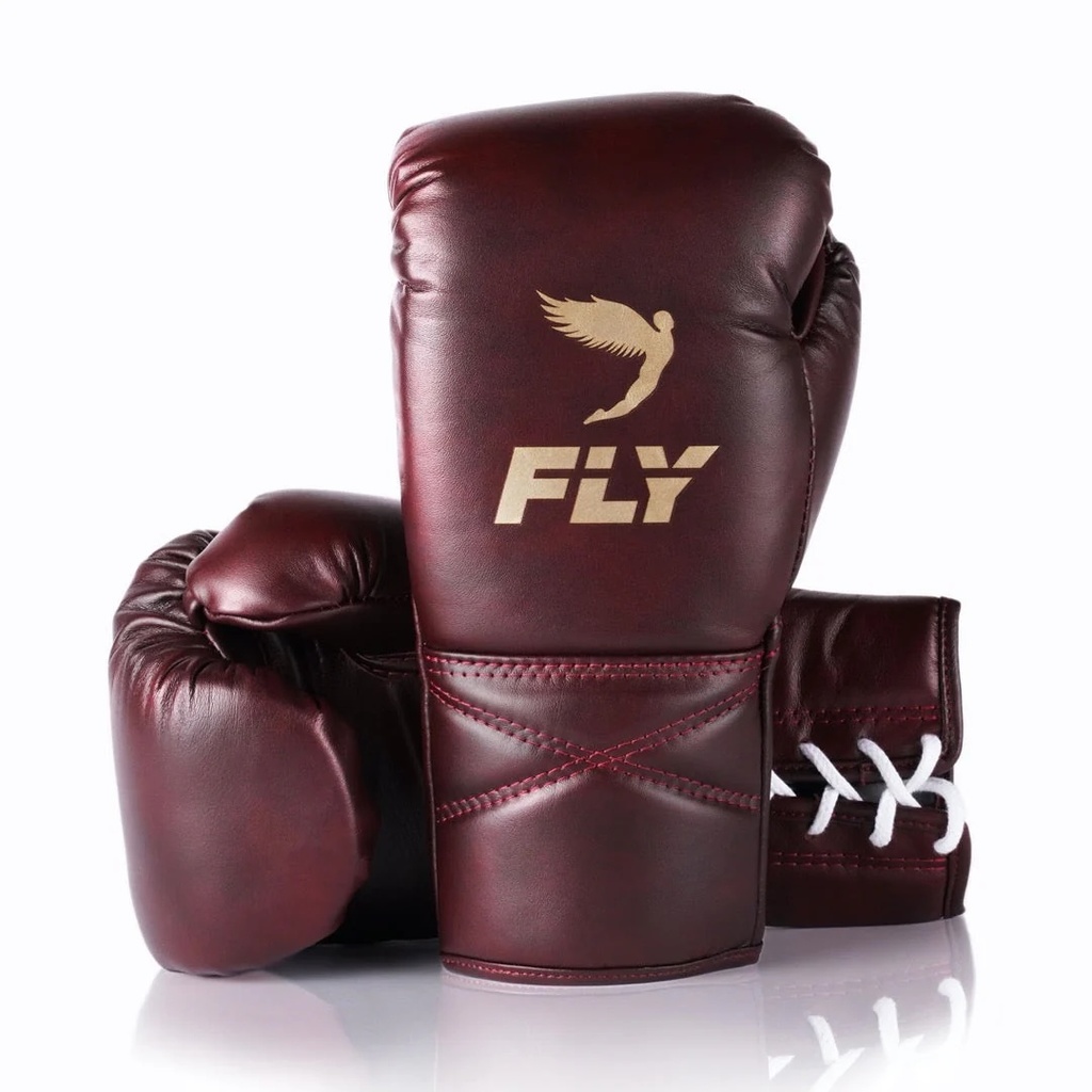 Fly Boxing Gloves Superlace, Oxblood