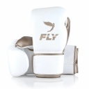 Fly Boxing Gloves Superloop, White-Gold