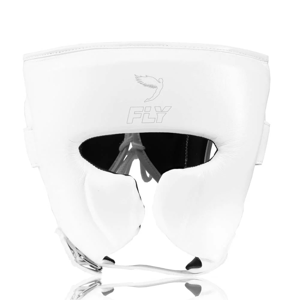 Fly Headgear Cheek Protector Knight X, White