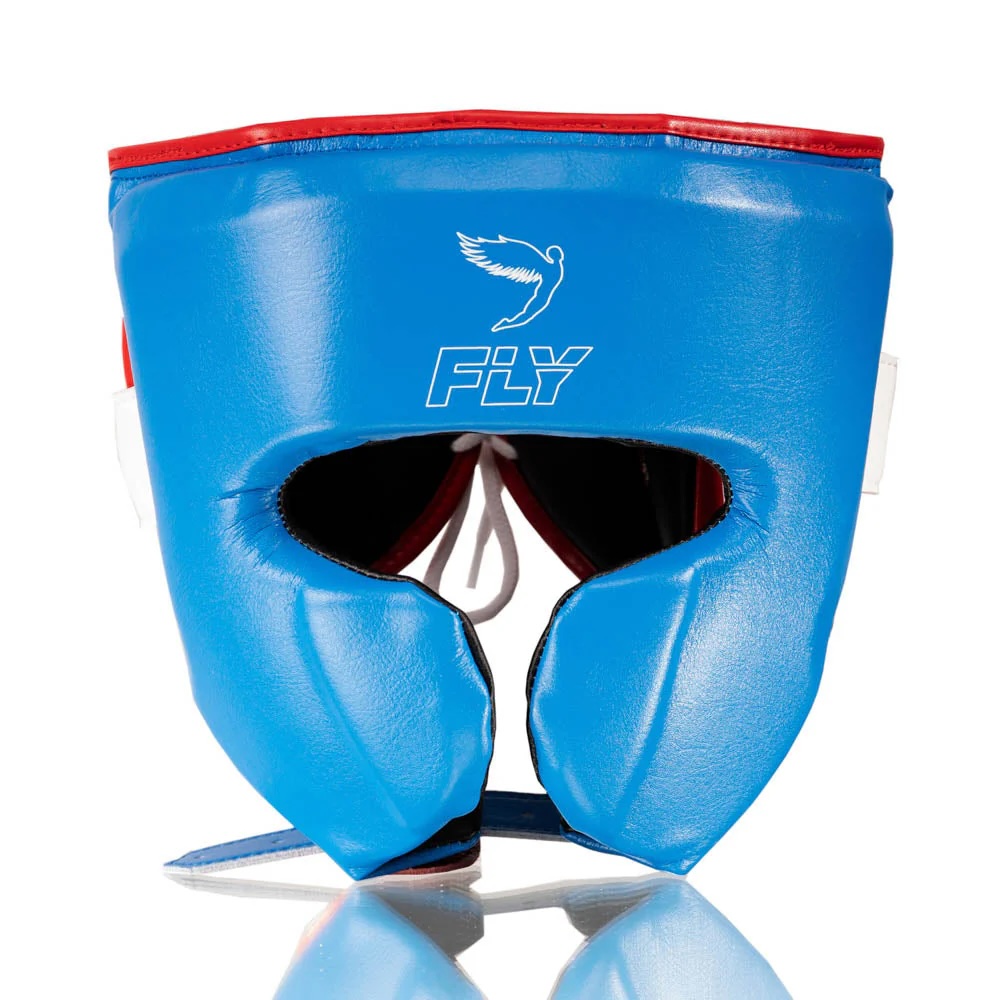 Fly Kopfschutz Cheek Protector Knight X, Blau-Rot