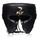 Fly Headgear Cheek Protector Knight, Black-Gold