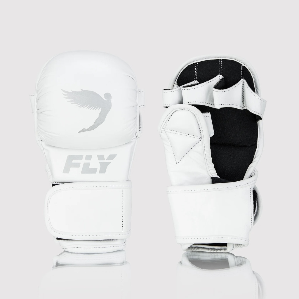 Fly MMA Gloves Sparring Shadow M 2.0, White