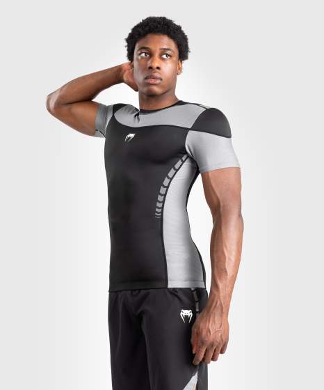 Venum Rash Guard Tempest, Schwarz-Grau